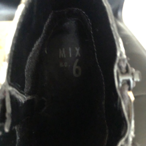 Mix No. 6 Snake Print Ankle Booties Size 7.5 - Picture 8 of 10